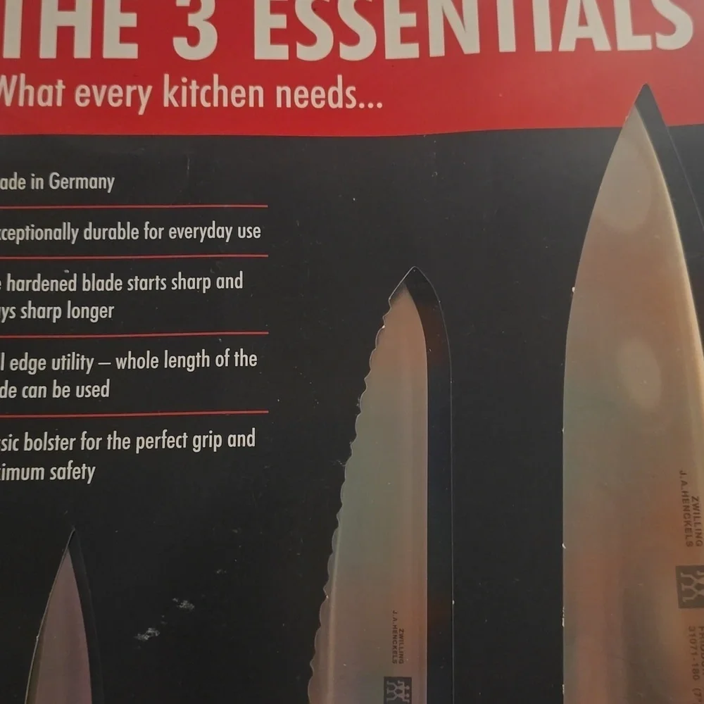 Zwilling J.A. Henckels Four Star 3-Piece Essentials Starter Knife Set, $229.95